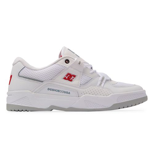 Tênis DC Shoes Construct Imp White/Red/Grey