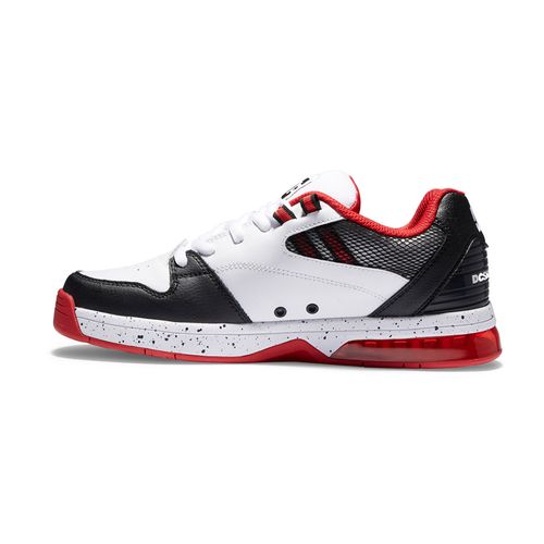 Tênis DC Shoes Versatile Le Imp White/Black/Athletic Red