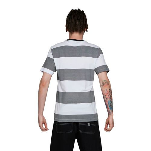Camiseta DC Shoes M/C Large Stripe Star Branco