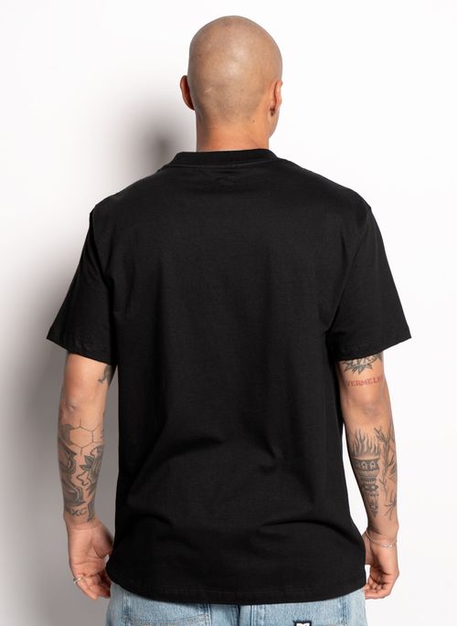 Camiseta Dc Shoes M/C Athletics Dcshoes Preto