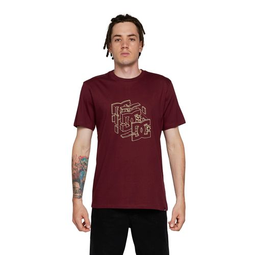 Camiseta DC Shoes M/C Rebuild Bordo