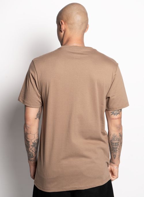 Camiseta Dc Shoes M/C Embroidery Marrom