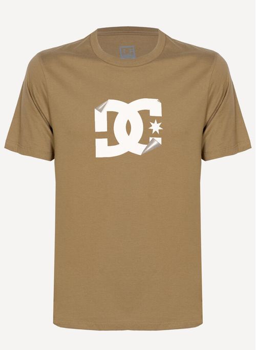 Camiseta Dc Shoes M/C Dc Star Peel Of Ps Marrom
