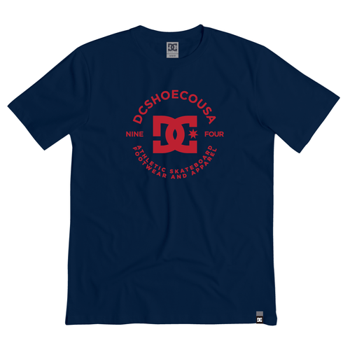 Camiseta Dc Shoes M/C Dc Star Pilot Tn Marinho