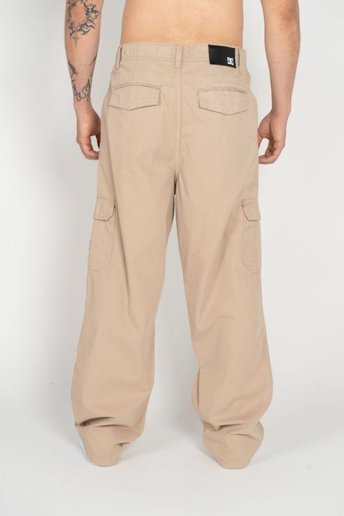 Calça Cargo Dc Shoes BaGGy Twill Bege