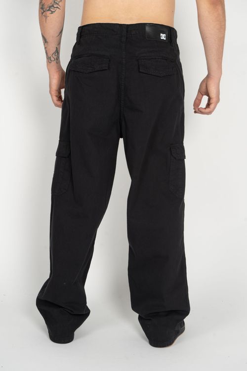 Calça Cargo Dc Shoes BaGGy Twill Preto