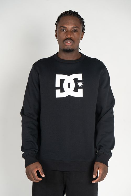 Moletom Dc Shoes Care Dc Star Preto