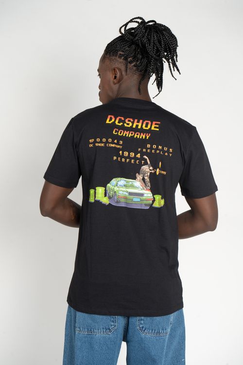 Camiseta DC Shoes M/C Two Bit Preto