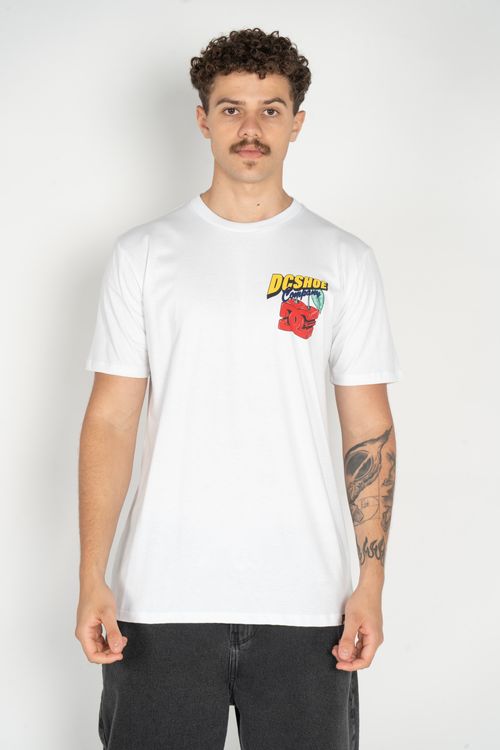 Camiseta DC Shoes M/C Cherry Pop Branco