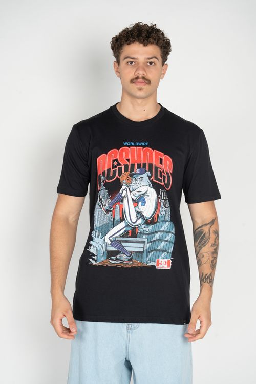 Camiseta DC Shoes M/C Pitcher Preto