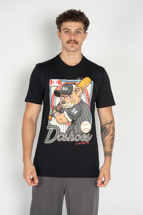Camiseta DC Shoes M/C Batter Preto