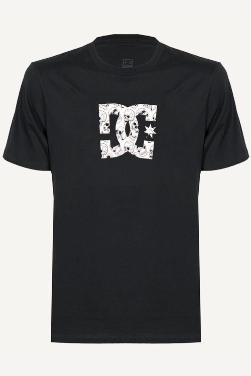 Camiseta Dc Shoes M/C Star Skully Preto