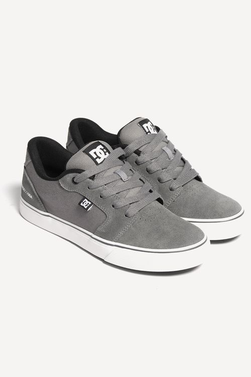 Tênis Dc Shoes Anvil Blast Grey/White