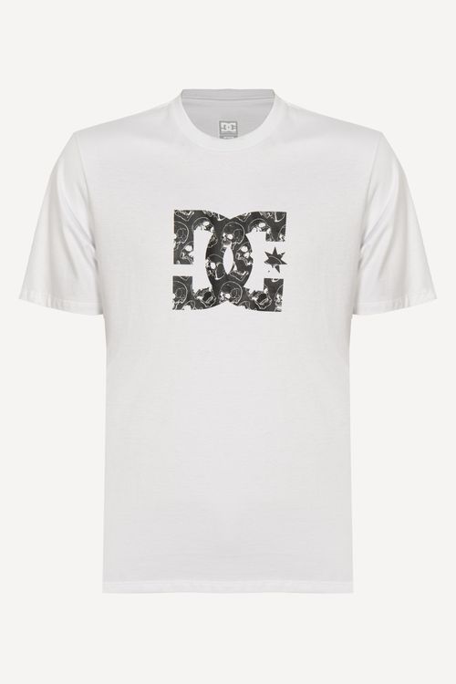 Camiseta Dc Shoes M/C Star Skully Branco