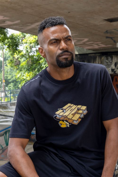 Camiseta DC Shoes M/C Handmade Preto