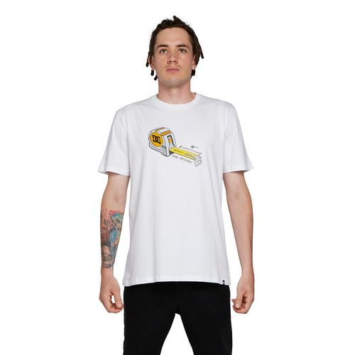 Camiseta DC Shoes M/C Size Matters Branco