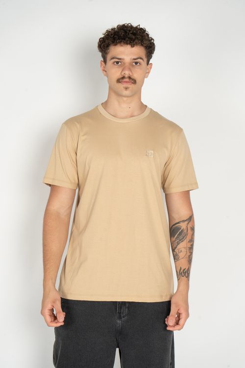 Camiseta DC Shoes M/C Embroidery Bege