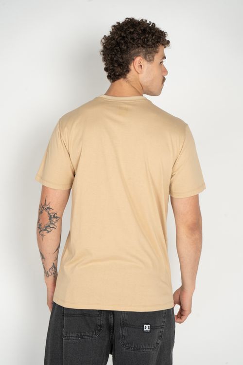 Camiseta DC Shoes M/C Embroidery Bege
