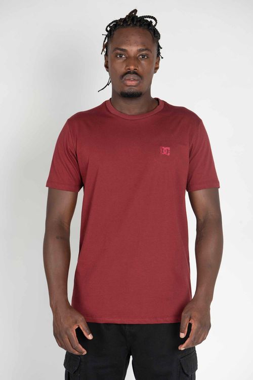 Camiseta DC Shoes M/C Embroidery Bordo