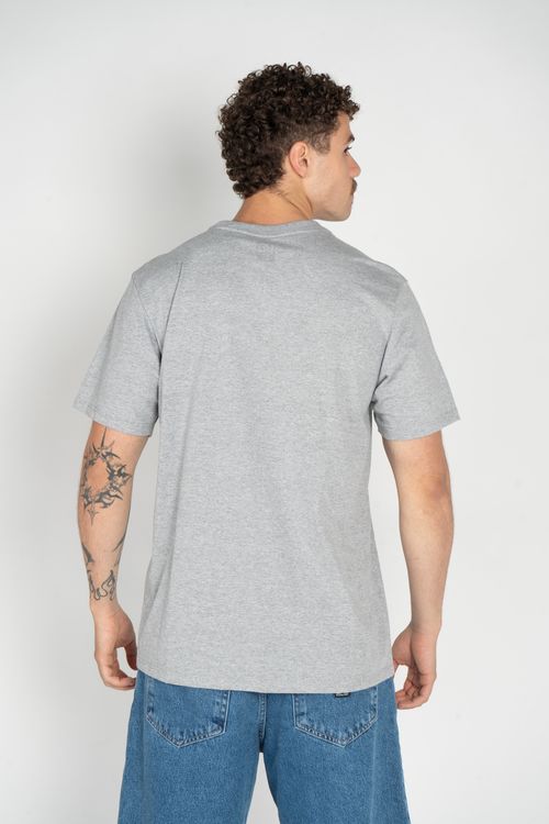 Camiseta DC Shoes M/C Dc Star Cinza Mescla