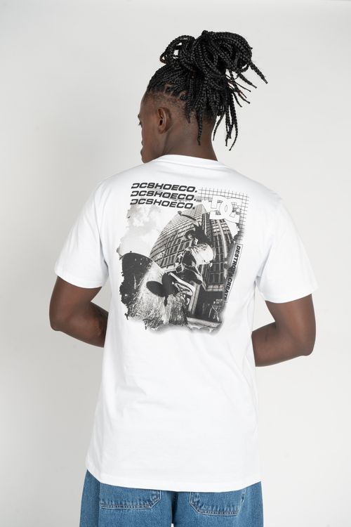 Camiseta DC Shoes M/C Whereabouts Branco