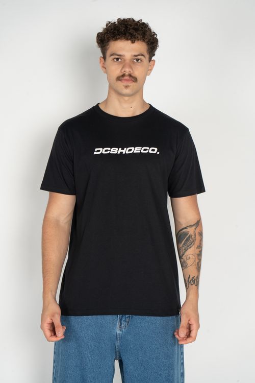 Camiseta DC Shoes M/C Whereabouts Preto