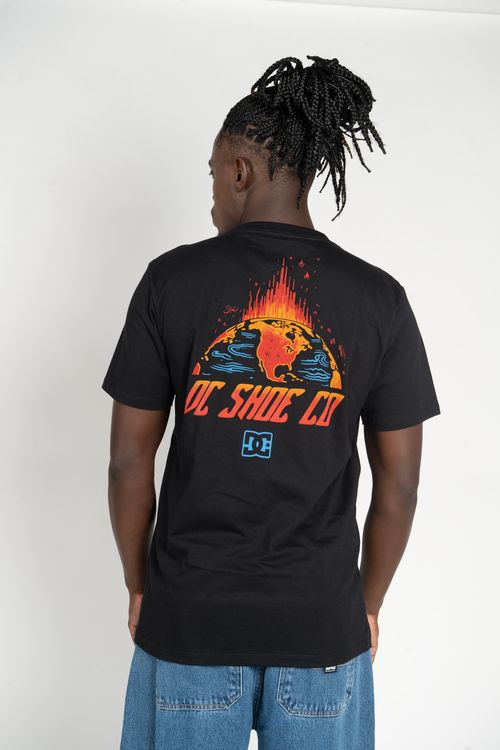 Camiseta DC Shoes M/C Free Fall Preto