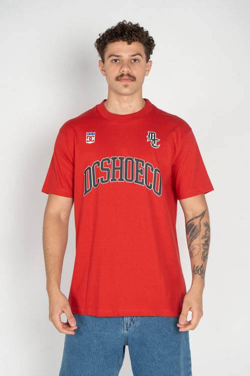 Camiseta DC Shoes M/C Hoops Vermelho