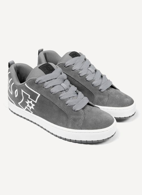 Tenis DC Shoes Dc Court Graffik Se Grey/White