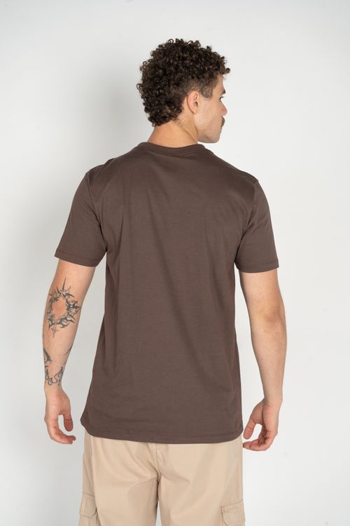 Camiseta DC Shoes M/C Dc Star Marrom Escuro