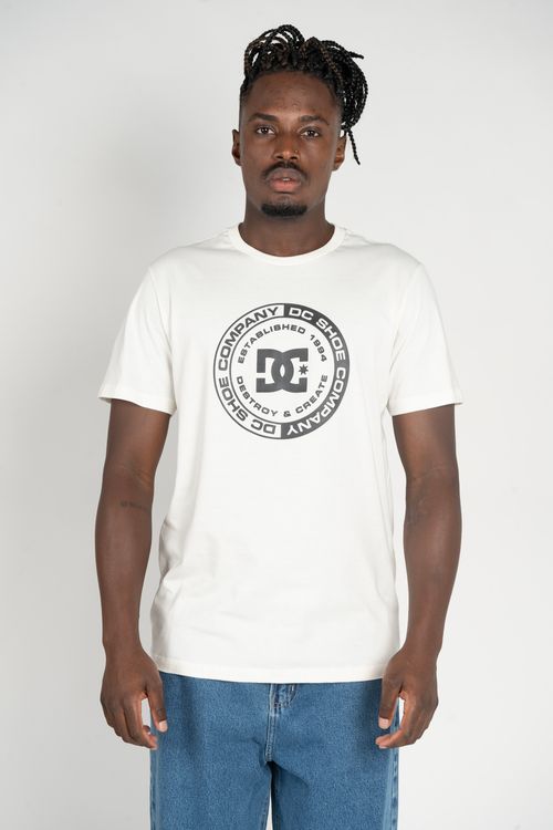 Camiseta DC Shoes M/C Dc Corpo Snow White
