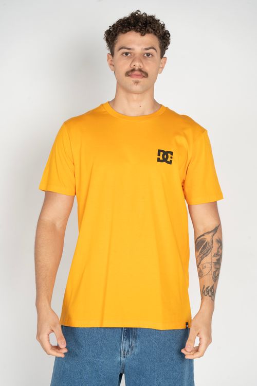 Camiseta DC Shoes M/C Backstripe Amarelo