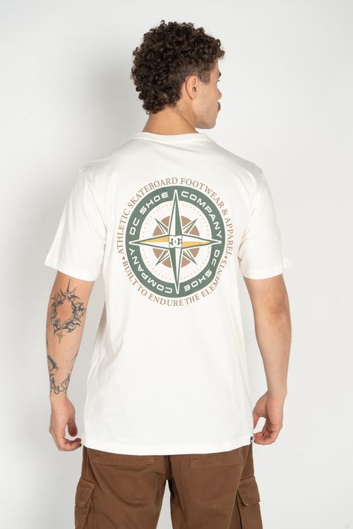 Camiseta DC Shoes M/C True North Snow White