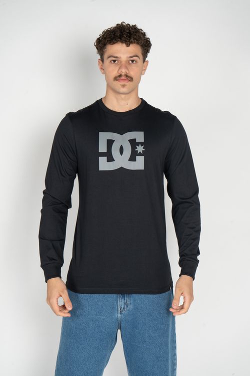Camiseta DC Shoes M/L Dc Star Preto