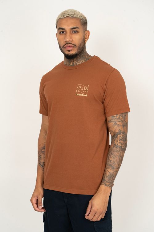Camiseta DC Shoes M/C Starco Marrom