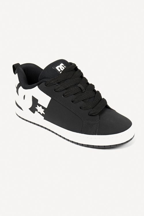 Tenis DC Shoes Dc Court Graffik Sd Black/White