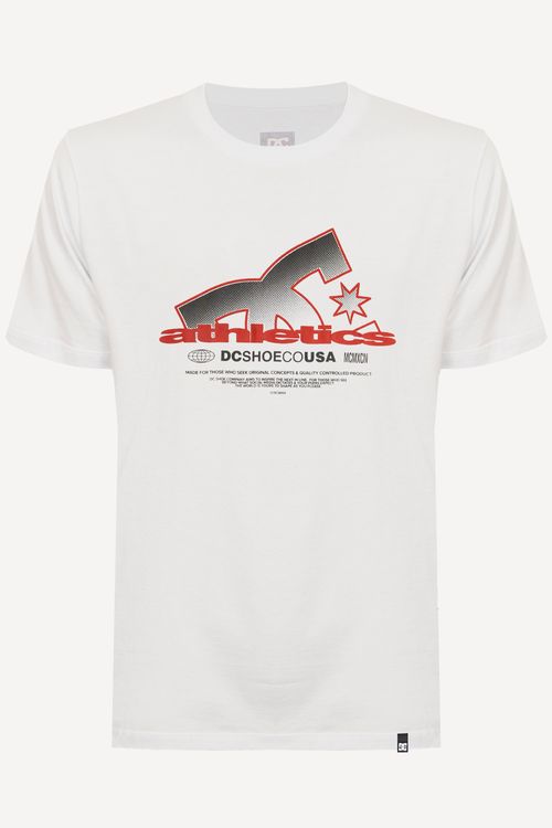 Camiseta DC Shoes M/C Slathletic   Ps Branco