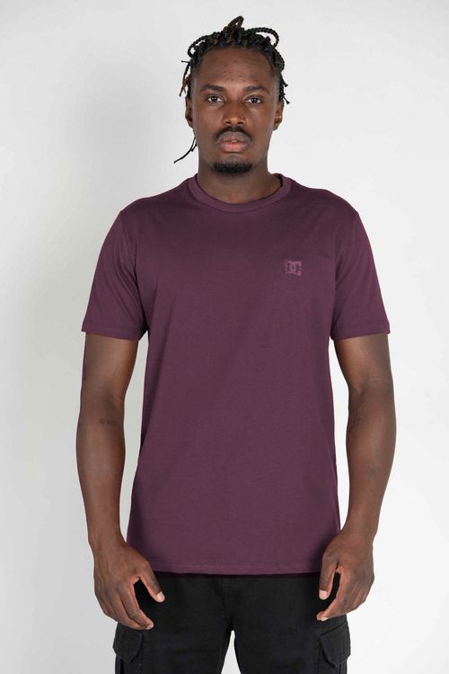 Camiseta DC Shoes M/C Embroidery Bordô