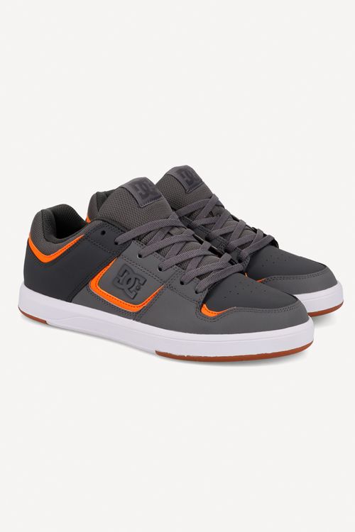 Tênis DC Shoes Cure Imp Dark Grey/Grey/Orange