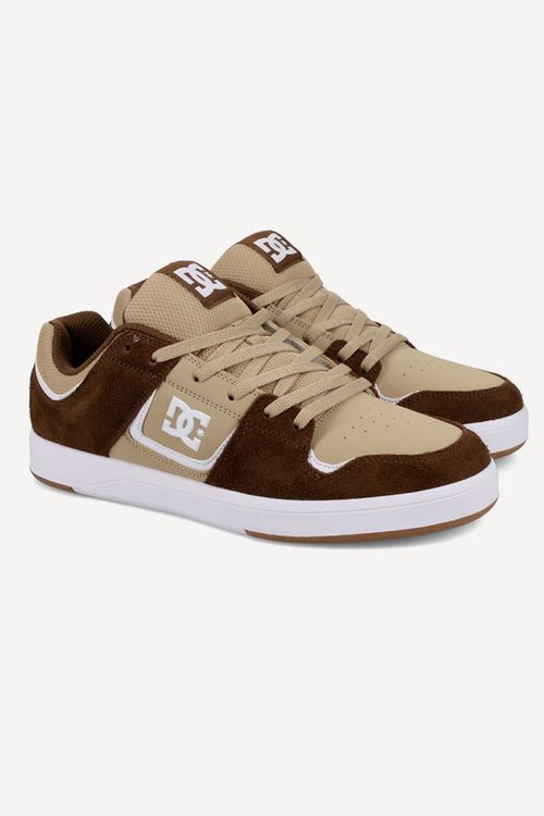 Tênis DC Shoes Cure Imp Brown/White