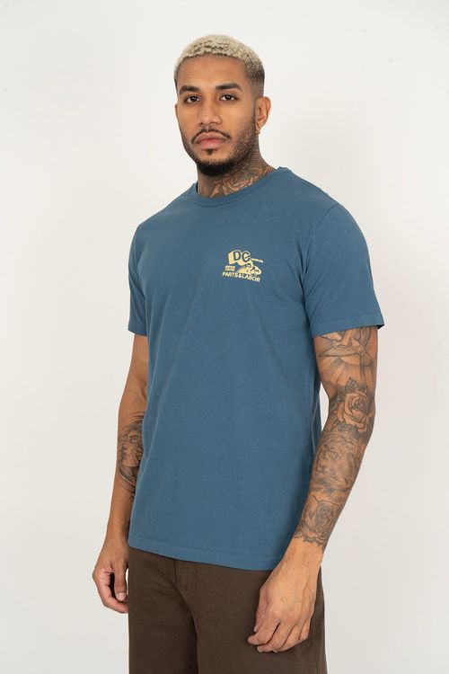 Camiseta DC Shoes M/C Dc Parts Dep Azul