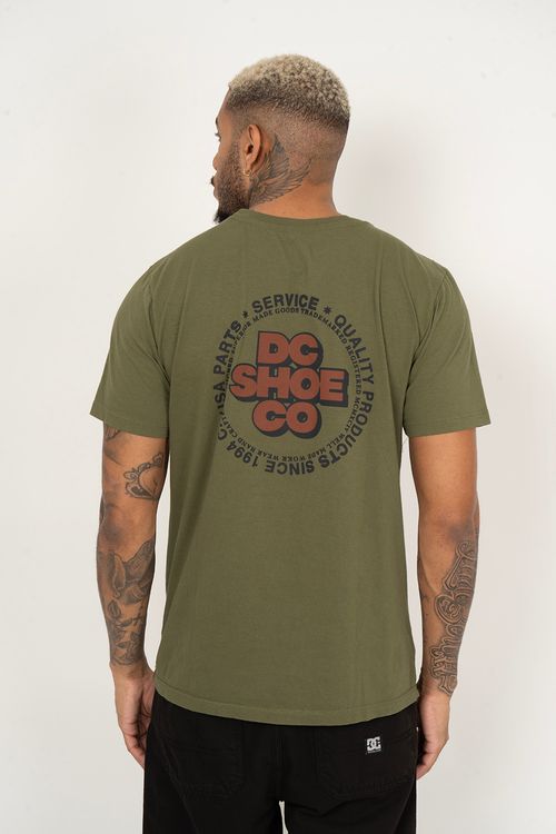 Camiseta DC Shoes M/C Work Circle Verde