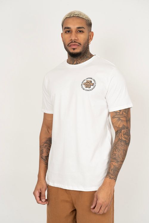 Camiseta DC Shoes M/C Work Circle Snow White