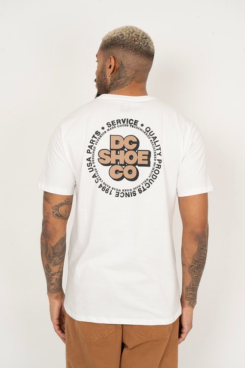 Camiseta DC Shoes M/C Work Circle Snow White