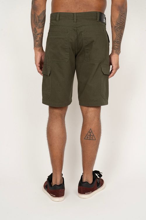 Bermuda DC Shoes Worker Cargo Verde Militar