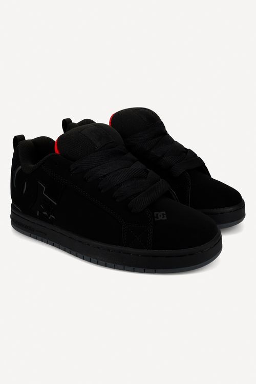 Tênis Dc Court Graffik Imp Black/Red