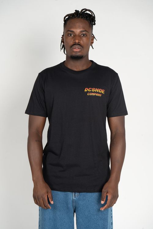 Camiseta DC Shoes M/C Two Bit Preto