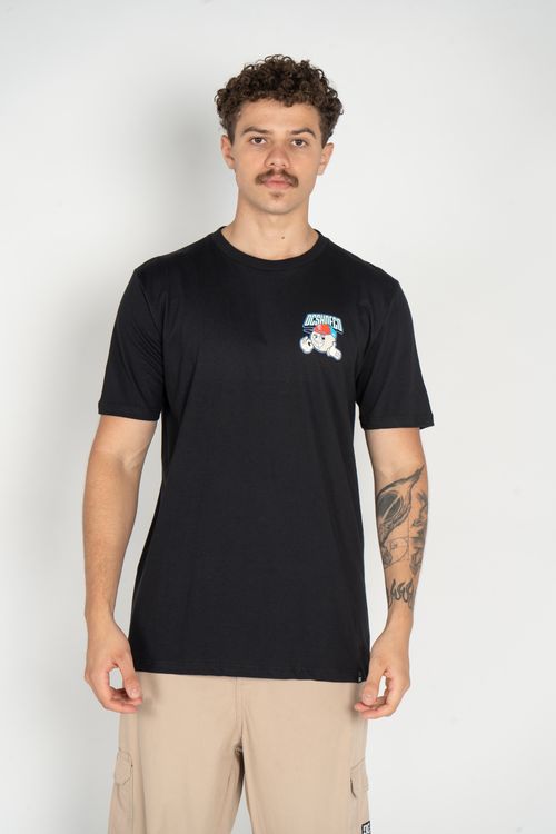 Camiseta DC Shoes M/C Mr Ball Preto