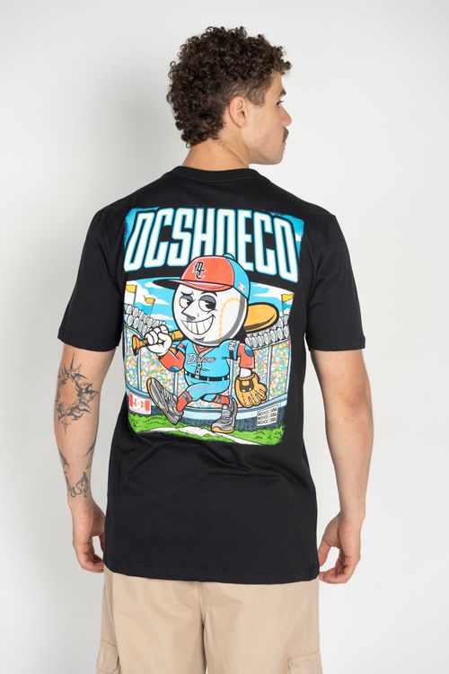 Camiseta DC Shoes M/C Mr Ball Preto
