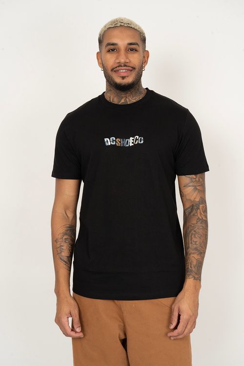 Camiseta DC Shoes M/C Iron Skull Preto